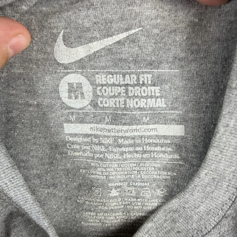 Kansas State Wildcats Shirt Mens Medium Gray NCAA Football K-State True Nike